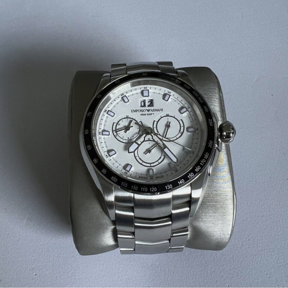 Emporio Armani Swiss Made Watch ARS9101 Chronograph Men’s Watch 44mm. - Picture 5 of 7